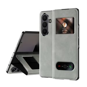 Venta al por mayor <span class=keywords><strong>de</strong></span> <span class=keywords><strong>La</strong></span> PU <span class=keywords><strong>de</strong></span> cuero Flip Stand Holder cubierta completa plegable funda <span class=keywords><strong>de</strong></span> teléfono para Samsung Galaxy Z Fold <span class=keywords><strong>7</strong></span> fundas <span class=keywords><strong>de</strong></span> <span class=keywords><strong>la</strong></span> contraportada - Product Image 1