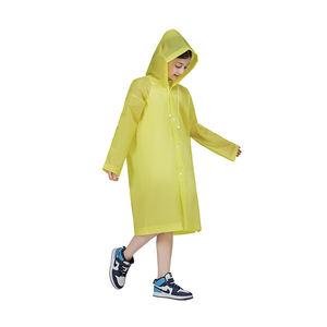 Toptan özel Logo çocuk açık su geçirmez hafif EVA yağmurluk Unisex erkek kız okul çocuklar için yağmurluk panço - Product Image 2