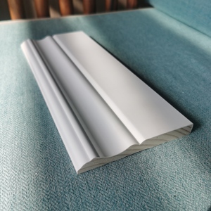 Moulure de base coloniale en MDF apprêté blanc Moulure de base en MDF Plinthe décorative pour mur intérieur - Product Image 2
