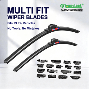 Escobilla Limpiaparabrisas Multifunción Premium YOUNGLOOK YL-631 de Caucho Natural/Silicona, Resistente a la Temperatura (-40 a 80°C), con Certificación CE - Product Image 1