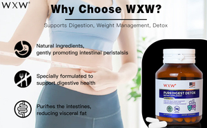 Fournisseur en gros de capsules détox de la marque WXW, brûleur de graisse, étiquette privée, gestion du poids, capsule minceur - Product Image 4