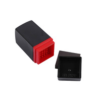 Matériau de tampon photosensible carré 20x20 à coque unique GM.SF.HB, gris-noir, 7 mm, pour tampon flash de bureau en plastique, vente en gros