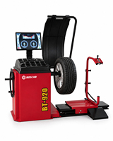 Balanceador de Neumáticos LCD con Posicionamiento Láser, Elevador de Ruedas para Máquina de Balanceo de Neumáticos de 10'' a 28'', Certificado CE para Taller