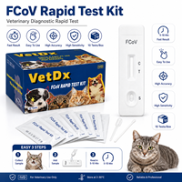 Kit de test rapide OEM FCoV Ag pour le diagnostic du coronavirus félin, boîte de 10 tests