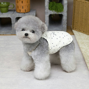 Ropa para mascotas: Vestido de tirantes fino y casual de verano para perros y gatos, ideal para Bichón Frisé, Pomerania y Bichón, modelo 26 Mommy - Product Image 4