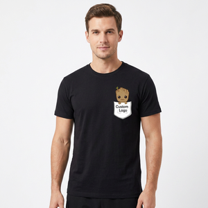 เสื้อยืดผู้ชายสไตล์ใหม่สำหรับฤดูร้อน ลายพิมพ์ด้านหน้า ผ้าเจอร์ซีย์ แขนสั้น ผ้าฝ้าย 100% นุ่ม ระบายอากาศดี เป็นมิตรกับสิ่งแวดล้อม - Product Image 1