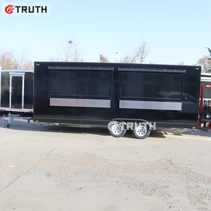 Giá cả phải chăng 5m trang bị đầy đủ bánh pizza ăn nhẹ phục vụ xe tải thực phẩm Trailer với đầy đủ thiết bị nhà bếp thực phẩm Trailer Dot chứng nhận - Product Image 3