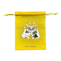Sacs cadeaux fantaisie en velours avec cordon de serrage, logo de marque personnalisé, pour jouets d'enfants