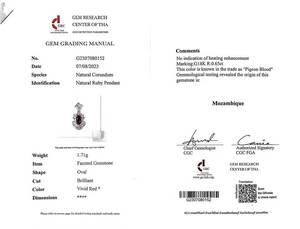 Colgante de oro macizo de 18 quilates con rubí natural de Mozambique, color sangre de paloma, 0.65 ct, con 27 diamantes y 17 zafiros blancos, joyería de lujo. - Product Image 6