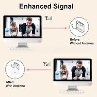 Antenne SIGNALWELL 4G LTE à gain élevé 35dBi, double câble SMA TS9 CRC9, connecteur MIMO, pour routeur/modem 3G 4G, câble de 2 m