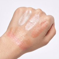 Enlumineur liquide nacré à marque privée pour un maquillage éclatant naturel, illuminateur visage, logo personnalisé pour marques de beauté, fini rosé