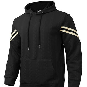 Sweat à capuche pour homme, nouveau motif jacquard, lourd, chaud, personnalisable, tendance, pour les sports de plein air - Product Image 2