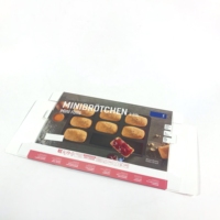 Boîtes en carton personnalisées de luxe, auto-établissantes, recyclables, avec finition mate et revêtement UV pour boulangerie, pain et desserts