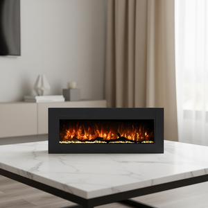 Chimenea Eléctrica LED RGB de <span class=keywords><strong>Pared</strong></span> de 36/48/60/72/84 Pulgadas, 12 Colores, 750/1500W, Termostato Ajustable, para Uso Doméstico - Product Image 1