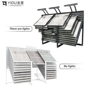 Cadre en pierre artificielle multifonctionnel avec glissière horizontale en métal et support pour dalles - Product Image 4