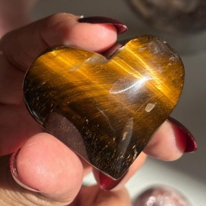 Cristal Curativo de Alta Calidad al por Mayor, Corazón de Piedra de Ojo de Tigre Amarillo Natural para Decoración del Hogar y Regalos - Product Image 4