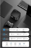 Mini projecteur portable Cheerlux à mise au point automatique avec WIFI et Android pour smartphone, ordinateur, ordinateur portable, DVD