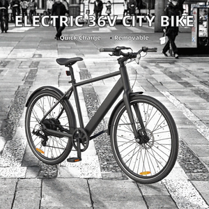 Bicicleta Eléctrica Urbana de 36V 250W, 7 Velocidades, Batería de Litio Extraíble de 13Ah, Pantalla LCD para Adultos - Product Image 2