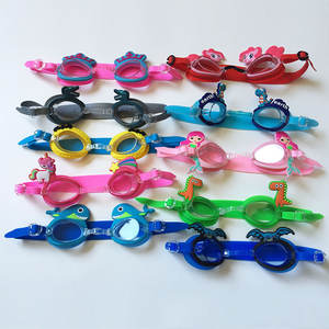 Gafas de natación de dibujos animados para niños, de silicona, antivaho, impermeables para niños - Product Image 2