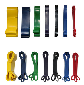 Personalizado de látex Natural sacar ayudar banda elástica duradera estiramiento Yoga Fitness resistencia <span class=keywords><strong>a</strong></span> potencia banda - Product Image 4