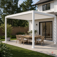 MEXIN Véranda préfabriquée en aluminium et verre pour balcon, terrasse, cour, toit, solarium, restaurant, café, hôtel - Vente en gros