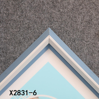 Perfiles de Moldura Decorativos de Plástico EPS Ecológicos de Alta Calidad Marca Oudu, Modelo X2831, para Arte en Lienzo y Óleo, Venta al Por Mayor