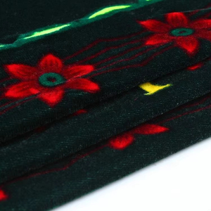 Tissu Velours Imprimé 100% Polyester Style Moyen-Orient Tissé Sur Mesure pour Conception de Mode 5000 pour Vêtements - Product Image 1
