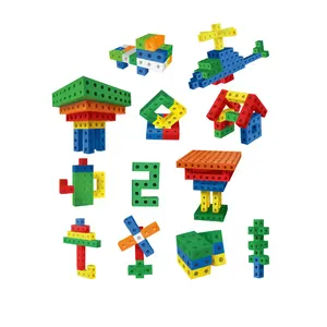 cheap 50PCS diy plastic kids building blocks kids assembling toys for boys