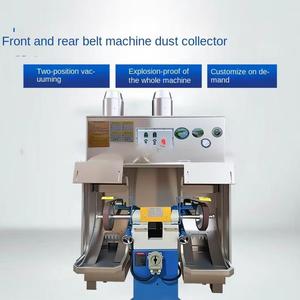 CHINCAN Machine de polissage à bande abrasive antidéflagrante pour pièces métalliques et en aluminium, avec collecteur de poussière humide intégré - Product Image 2