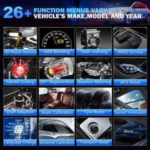 2024 Kingbolen K6 Pro All System Car Diagnostic Tools 26 Reset Tpms Programmering Ecu Codering Doip Can Fd Batterijtest Met Printer - Product Image 3