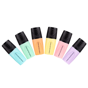 Tùy Chỉnh Nhiều Màu Dễ Thương Logo Bán Buôn 6 Neon Pastel Màu Mini <span class=keywords><strong>Highlighter</strong></span> Bút - Product Image 4