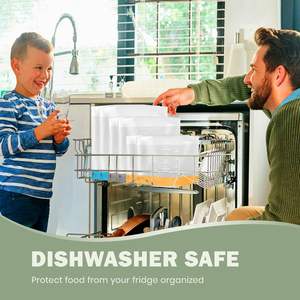 Heavy Duty Ziplock <b>Bags</b> with Valve Side Gusset Food Grade PE Resealable Storage <b>Bags</b> for Baby Food Salad & Cakes-Wholesale - Product Image 5