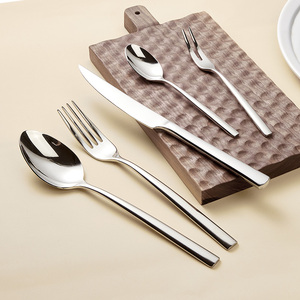 Bộ dao dĩa muỗng bằng thép không gỉ cao cấp, tùy chỉnh logo khách sạn, bán buôn - Product Image 2