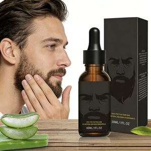 Produits de soins personnels – Huile de croissance <span class=keywords><strong>pour</strong></span> barbe et cheveux, végétalienne, naturelle, 100 % biologique, marque privée <span class=keywords><strong>pour</strong></span> hommes, OEM personnalisé, forte concentration <span class=keywords><strong>pour</strong></span> hommes - Product Image 5