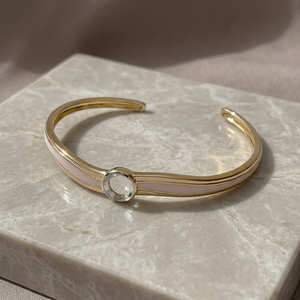 Pulsera Clásica Azul con Detalles de Zafiro, Plata de Ley S925, Chapada en Oro de 14K, Joyería Tailandesa Bella para Mujer, B-2387 OEM ODM - Product Image 3