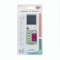 Télécommande universelle de remplacement pour climatiseur KT-109 II avec code fixe, matériau ABS blanc, infrarouge, 2 piles AAA