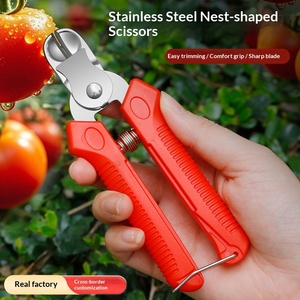 Set <span class=keywords><strong>di</strong></span> Forbici da <span class=keywords><strong>Potatura</strong></span> Industriali in Acciaio Inox a Forma <span class=keywords><strong>di</strong></span> Nido per Raccolta <span class=keywords><strong>di</strong></span> Frutta in Frutteti, Mele e Arance - Product Image 4