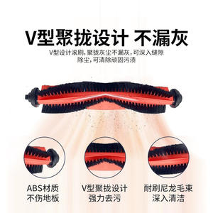 Xiaomi Mijia G1 Main Brush <b>Roller</b> Brush <b>Floor</b> Brush Compatible Replacement Part M5964 For Home Use Plastic Sweeper Consumables - Product Image 2