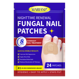 24 patchs de nuit pour ongles pour réparer et soigner les ongles et les <span class=keywords><strong>pieds</strong></span> abîmés, restaurer la décoloration et l'épaisseur MARIANP - Product Image 2
