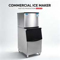 Machine à glaçons commerciale Bmeiqile MQ-250 sans givre, à propane, avec une longue durée de vie