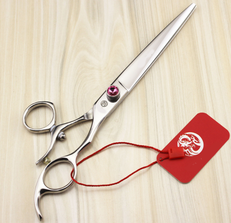 7,5 дюймовые zb фиолетовые высококачественные ножницы для ухода за домашними животными машинка для стрижки с вращающейся ручкой машинка для стрижки Бесплатная упаковка