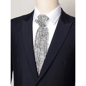 Corbata Decorativa de Cristal para Hombre, Corbata Brillante de Cristal para Vestimenta Formal - Product Image 1