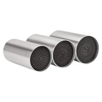 Nouveau catalyseur à trois voies Euro V personnalisé pour pièces automobiles de moto Pt Pd Rh 100CPSI 200CPSI 300CPSI substrat métallique