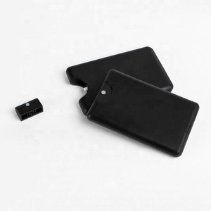 Pocket 20ml PP Credit Card Hand Sanitizer <b>Spray</b> <b>Bottle</b> <b>Empty</b> Credit Card Perfume <b>Bottle</b> With <b>Spray</b> Cap - Product Image 2