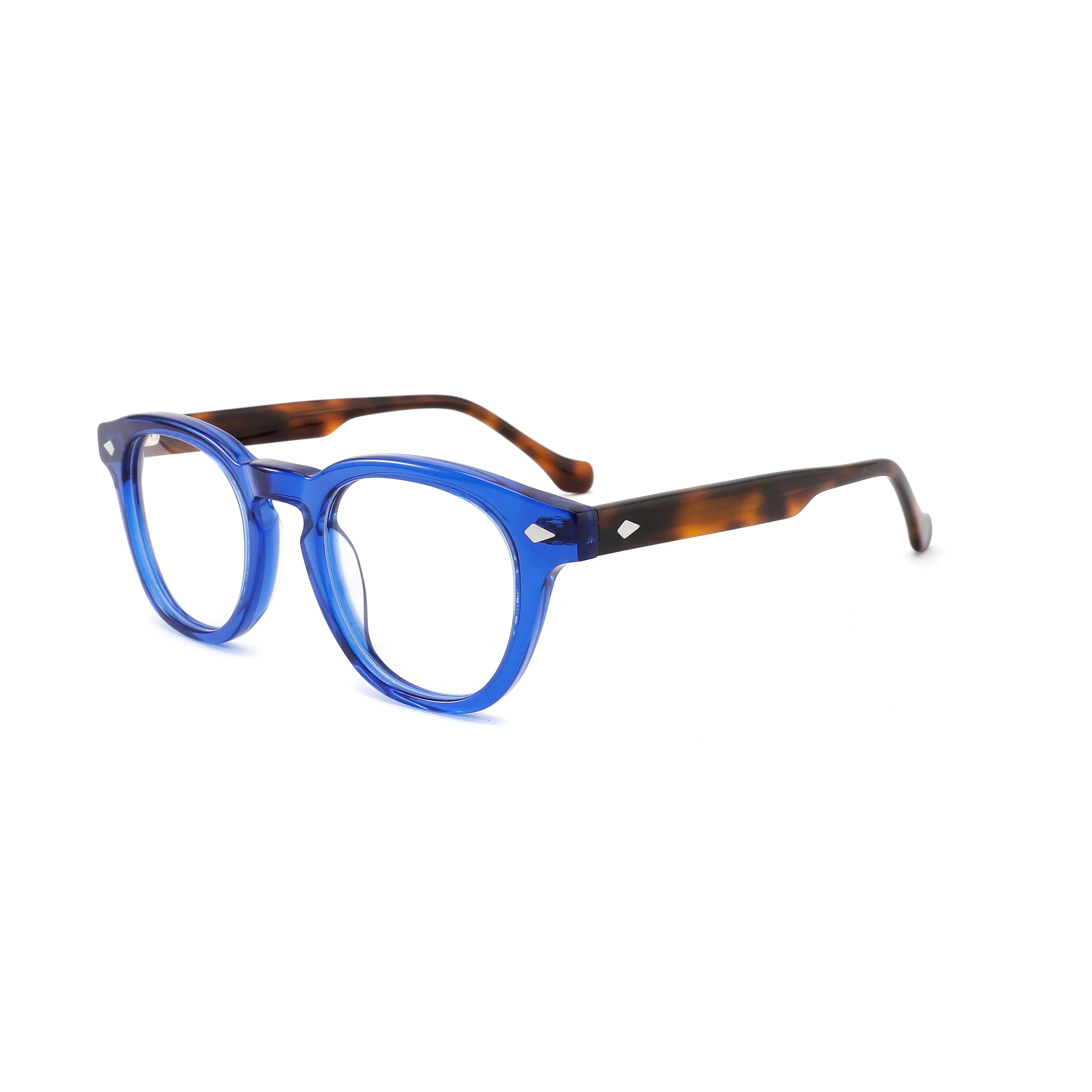 Alta qualidade óptica frames fabricantes clássicos vintage acetato Unisex boston glasses para Mulheres