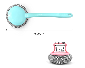 Lot de 10 éponges en acier inoxydable pour épurateur de laine en acier inoxydable, brosses de <span class=keywords><strong>nettoyage</strong></span> de cuisine utilisées comme outil de lavage efficace, vente en gros - Product Image 4