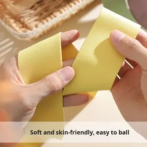 ضمادة مرنة عالية المرونة 4 سروال واسع سميك ناعم مسطح للخصر بوليستر/نايلون متين لحقائب المنسوجات المنزلية - Product Image 2