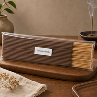 Bâtons d'encens en bois indien parfumés sur mesure avec boîte cadeau pour l'aromathérapie