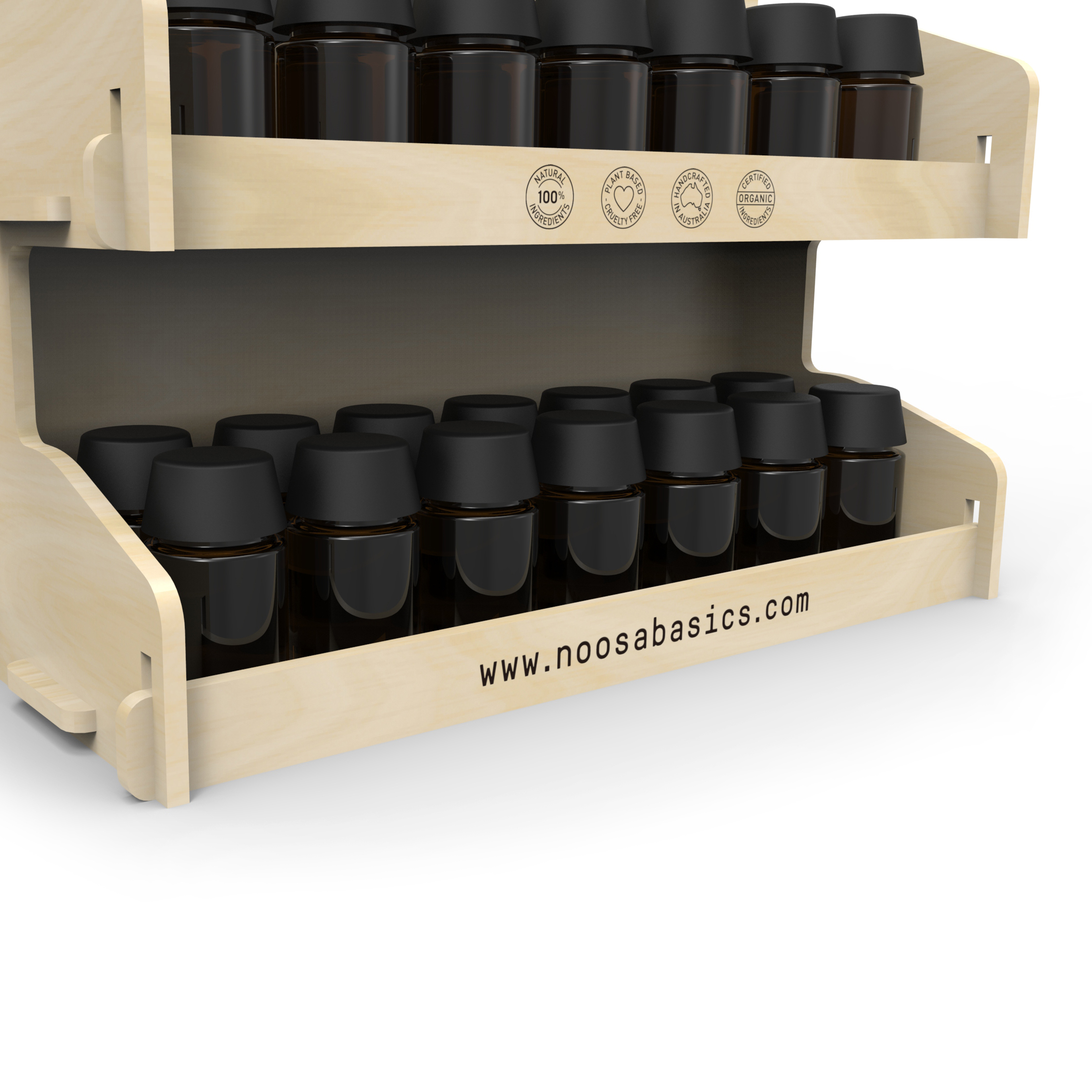 Dismountable Wooden Hand Cream Display Stand — view 5