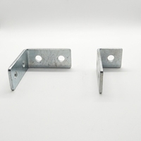 Kit d'assortiment de supports de canal galvanisés à 90 degrés à 2, 3 et 4 trous pour support de tuyaux universels MEP en gros